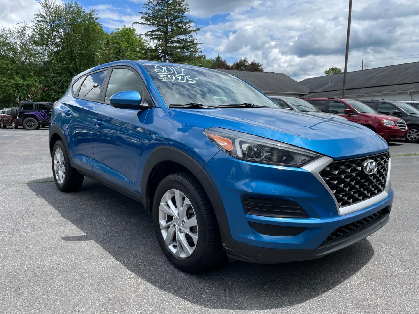 2019 blue Hyundai Tucson SE AWD (KM8J2CA41KU) with an 2.0L L4 DOHC 16V engine, 6A transmission, located at 101 N. Main Street, Muncy, PA, 17756, (570) 546-5462, 41.207691, -76.785942 - Photo#1